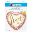 balon foliowy serce love zloty brokat qualatex 18 hrt