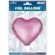 balon foliowy serce matowe rozowy ciemny partypal 18 hrt