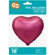 balon foliowy serce matowe rozowy godan 18 hrt