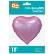balon foliowy serce matowe rozowy godan 18 hrt