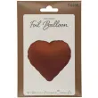 balon foliowy serce matowy braz czekoladowy folat 18 hrt