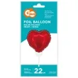 balon foliowy serce na patyczku czerwony godan 11 hrt