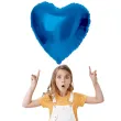 balon foliowy serce niebieski folat 18 hrt