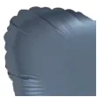 balon foliowy serce niebieski stalowy satynowy flexmetal 18 hrt