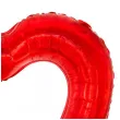 balon foliowy serce ramka dwukolorowa czerwony srebrny partypal 28 hrt