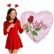 balon foliowy serce rose i love you rozowy betallic 18 hrt