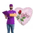 balon foliowy serce rose i love you rozowy betallic 18 hrt