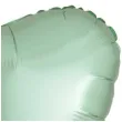 balon foliowy serce satynowe mietowy amscan 17 hrt
