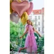 balon foliowy serce satynowe rozowe jasne partydeco 29 hrt