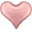 balon foliowy serce satynowe rozowe jasne partydeco 29 hrt