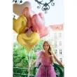 balon foliowy serce satynowe zloty partydeco 29 hrt