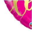 balon foliowy serce z love rozowy qualatex 18 hrt