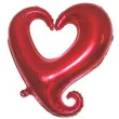 balon foliowy serce z ogonkiem czerwony oem 16 shp