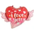 balon foliowy serce ze skrzydlami godan 26 hrt