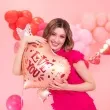 balon foliowy serce ze strzala love you partypal 27 hrt