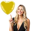 balon foliowy serce zloty flexmetal 4 hrt