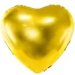 balon foliowy serce zloty partydeco 24 hrt