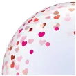 balon foliowy serduszka qualatex bubbles 24 orb