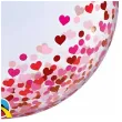 balon foliowy serduszka qualatex bubbles 24 orb