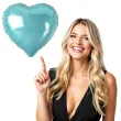 balon foliowy serduszko niebieski jasny metalik godan 18 hrt