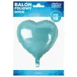 balon foliowy serduszko niebieski jasny metalik godan 18 hrt
