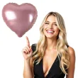 balon foliowy serduszko rozowy jasny metalik godan 18 hrt