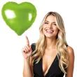 balon foliowy serduszko zielony metalik godan 18 hrt