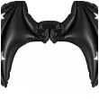 balon foliowy skrzydla nietoperza czarny matowy partydeco 33 shp