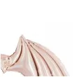 balon foliowy skrzydla nietoperza rozowy holograficzny partydeco 33 shp