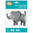 balon foliowy slon safari szary godan 27 shp