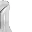 balon foliowy smart cyfra 4 stojaca srebrny godan 28 dgt