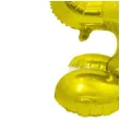 balon foliowy smart cyfra 4 stojaca zloty godan 28 dgt