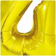 balon foliowy smart cyfra 4 zloty godan 30 dgt