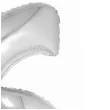 balon foliowy smart cyfra 6 srebrny godan 30 dgt
