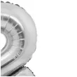 balon foliowy smart cyfra 8 stojaca srebrny godan 28 dgt
