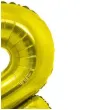 balon foliowy smart cyfra 8 stojaca zloty godan 28 dgt