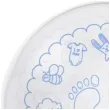 balon foliowy stopki dzieciece symbole niebiesko bialy tuban 18 orb
