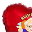 balon foliowy super dziadek czerwony 18 hrt