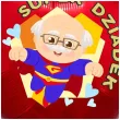 balon foliowy super dziadek czerwony 18 hrt