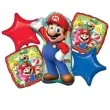 balon foliowy super mario amscan zestaw