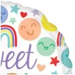 balon foliowy sweet baby wesole minki amscan 16 rnd