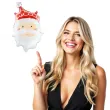 balon foliowy swiety mikolaj zielony partydeco 24 shp