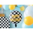 balon foliowy szachownica happy birthday partydeco 18 rnd