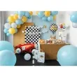 balon foliowy szachownica happy birthday partydeco 18 rnd