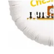 balon foliowy szachy happy chess day bialy 18