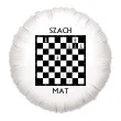 balon foliowy szachy plansza szach mat bialy 18