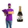 balon foliowy szampan happy new year czarny partypal 39 shp