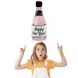 balon foliowy szampan happy new year rozowy partypal 39 shp