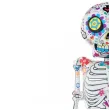 balon foliowy szkielet meksykanski halloween partypal 62 shp