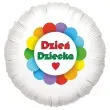 balon foliowy teczowy dzien dziecka 18 rnd